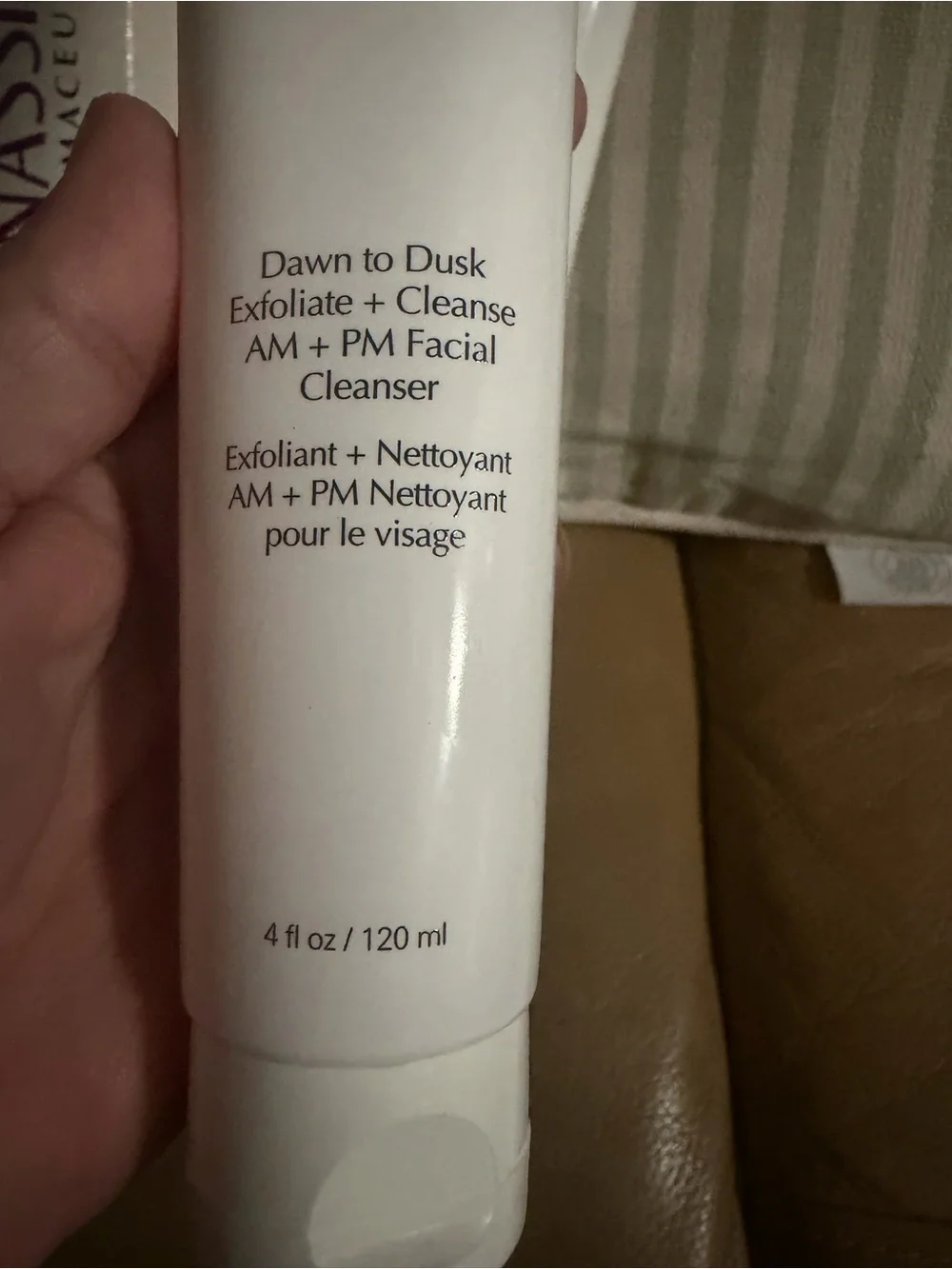 NASSIFMD Dawn to Dusk Exfoliate + Cleanse Facial Cleanser — White